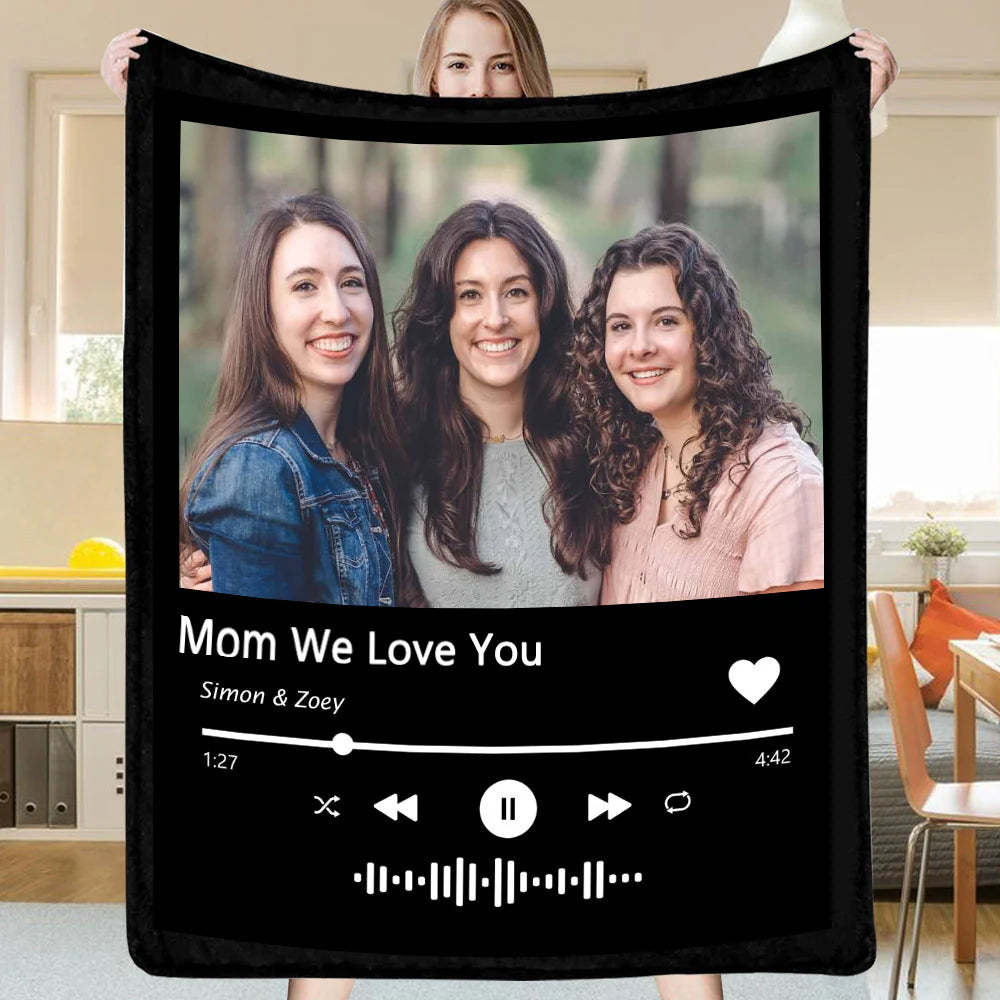 Custom Music Blanket Photo Starlight Blanket-Engravingift