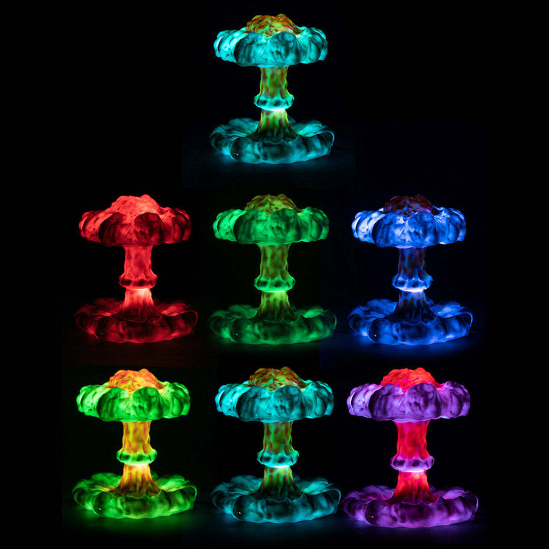 Mother's Day Gift 3D Nuclear Explosion Mushroom Cloud Lamp-Engravingift