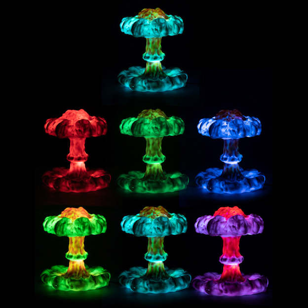 Mother's Day Gift 3D Nuclear Explosion Mushroom Cloud Lamp-Engravingift
