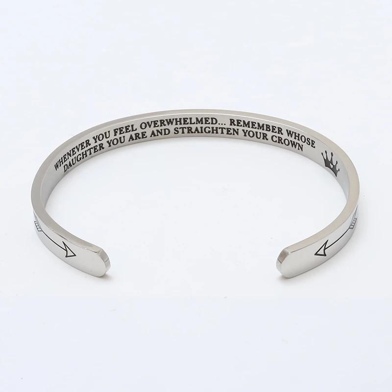 Mother's Day Gift Adjustable Bracelet-to daughter,to granddaughter,to sister-Engravingift