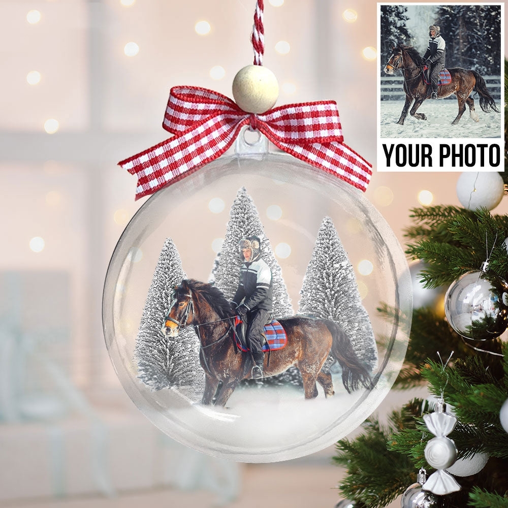 Personalized Photo Christmas Ball Ornament, Personalized Christmas Gifts
