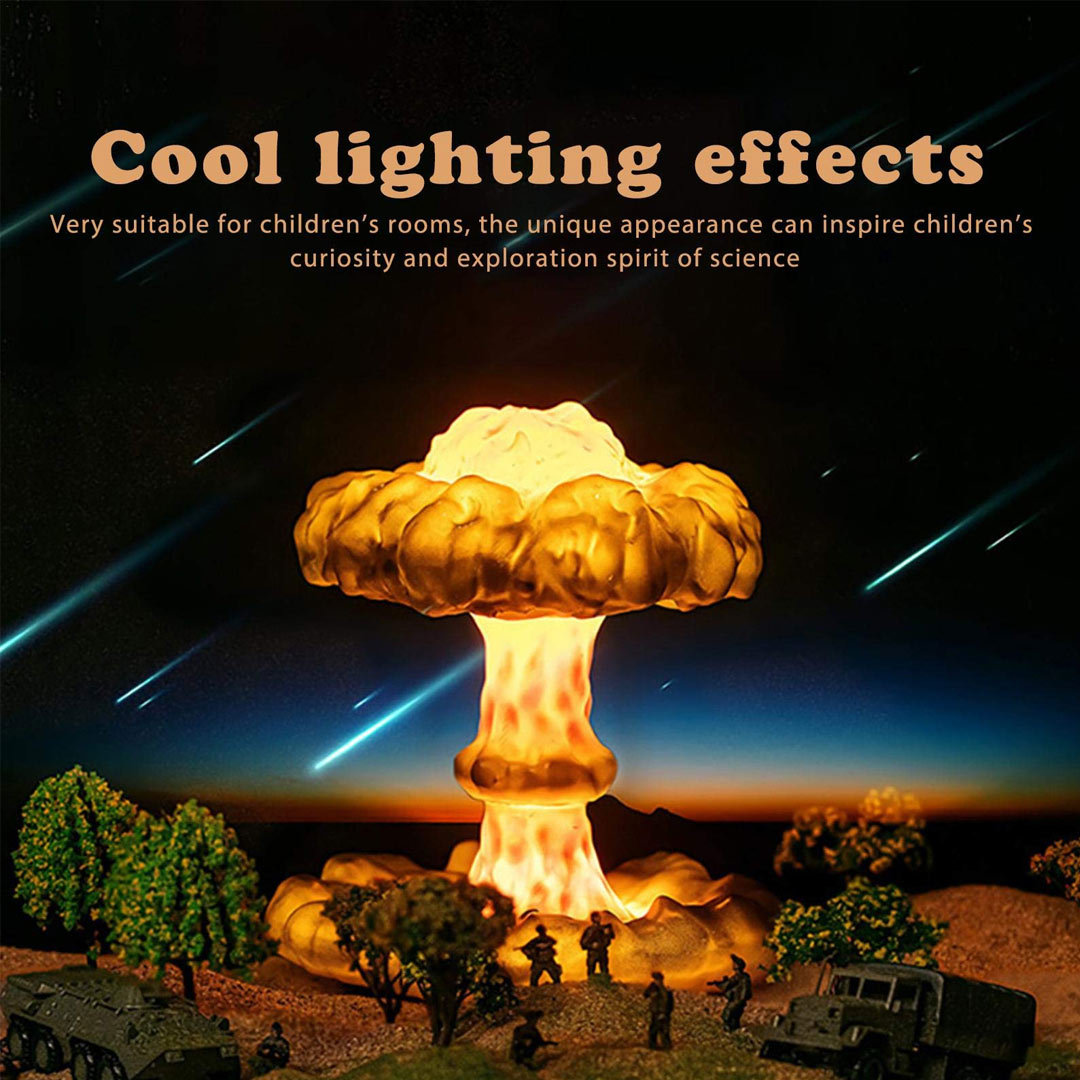 Mother's Day Gift 3D Nuclear Explosion Mushroom Cloud Lamp-Engravingift