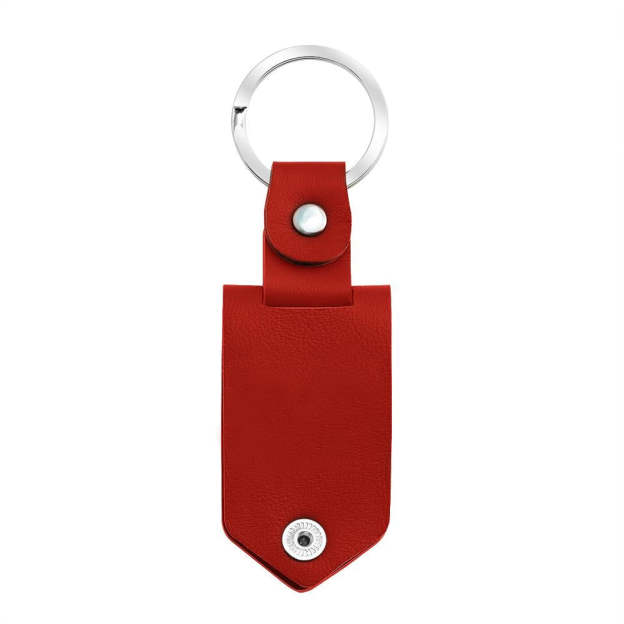 Father's Day Gift Custom Photo cowhide Leather Keychain-Engravingift