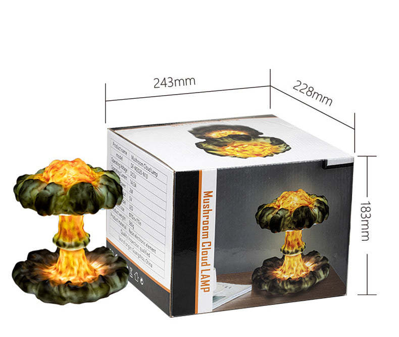 Mother's Day Gift 3D Nuclear Explosion Mushroom Cloud Lamp-Engravingift