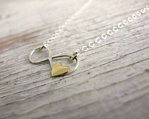 Mother's Day Gift Unbiological Mother & Child Gift for from Stepmom Infinity Heart Necklace-Engravingift