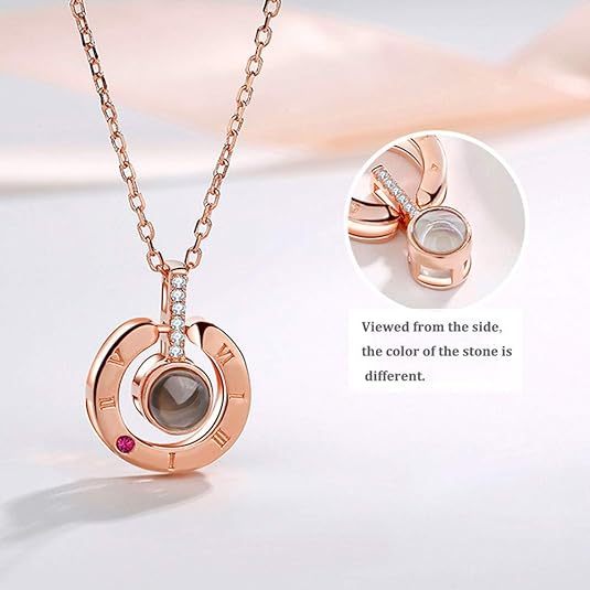 Christmas Gift I Love You Necklace 100 Languages for Mom