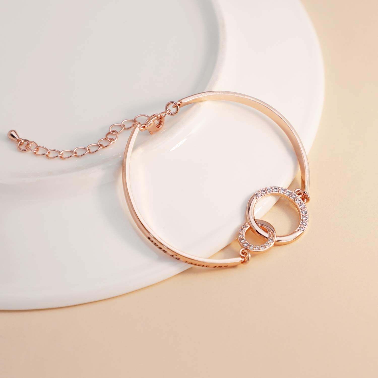 Mother's Day Gift Best Friend Bracelets for Women Friendship Charm Inspirational Bracelets-Engravingift