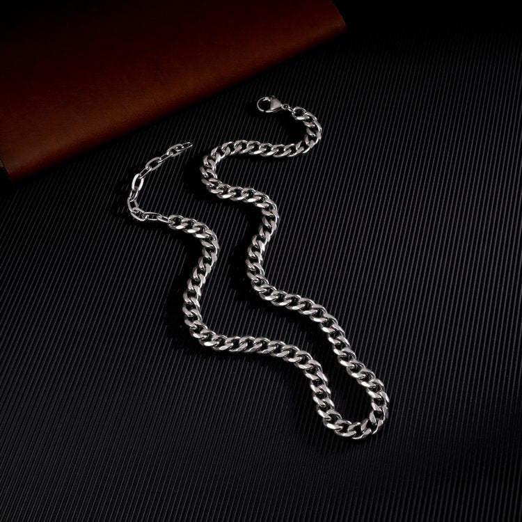 Father's Day Gift To My Dear Son Cuban Chain Necklace Stainless Steel Necklace Warm Gifts
