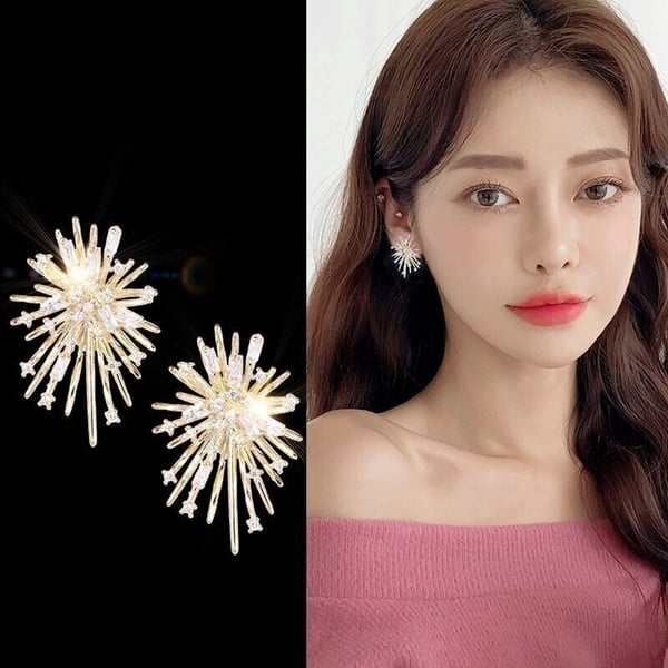 Mother's Day Gift Firework earrings-Engravingift
