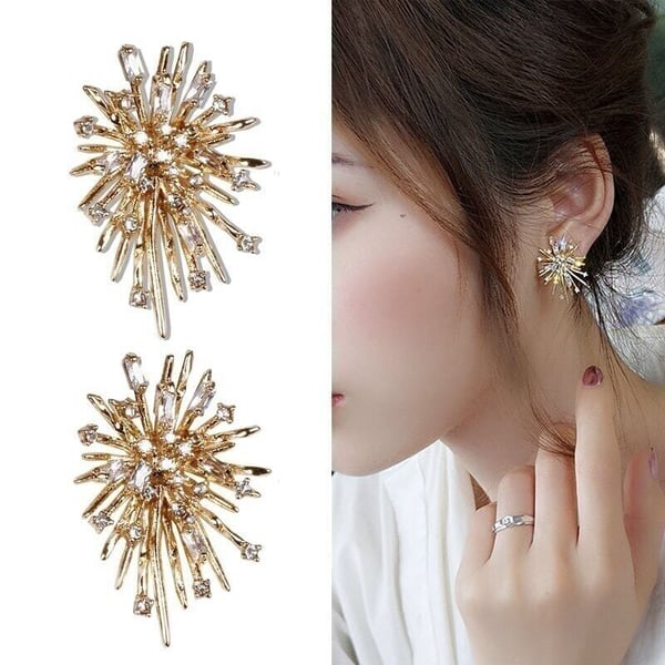 Mother's Day Gift Firework earrings-Engravingift