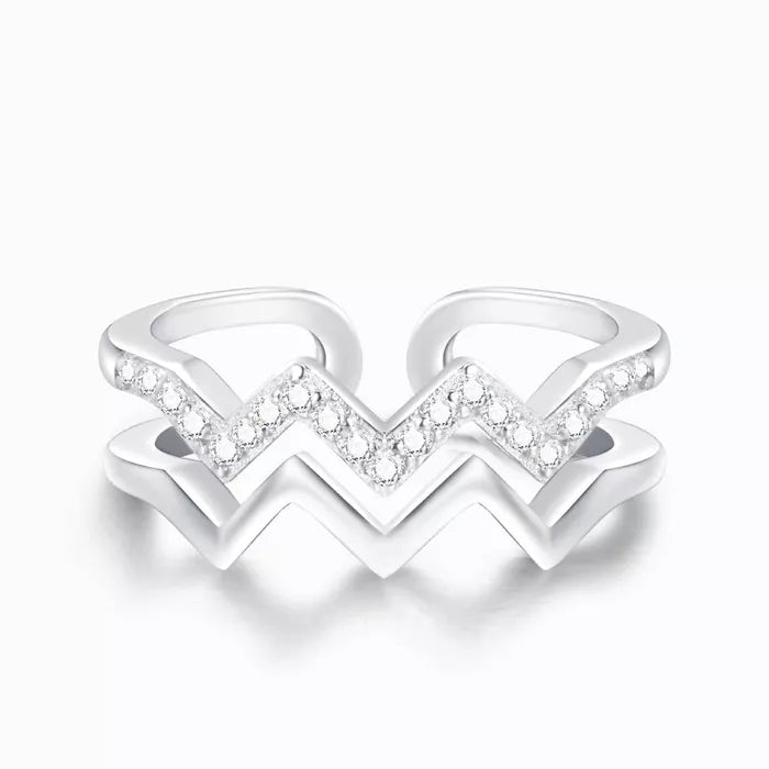 Mother's Day Gift To My Daughter Highs and Lows Ring-Engravingift