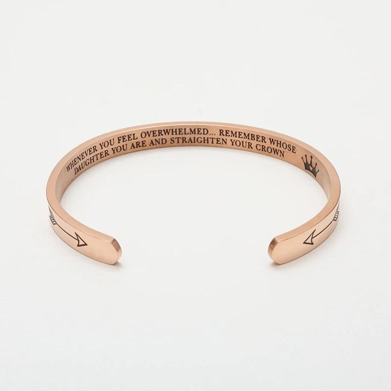 Mother's Day Gift Adjustable Bracelet-to daughter,to granddaughter,to sister-Engravingift