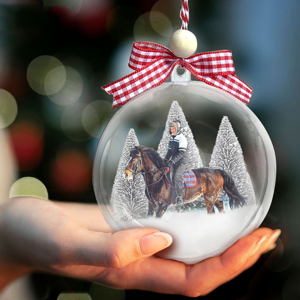 Personalized Photo Christmas Ball Ornament, Personalized Christmas Gifts