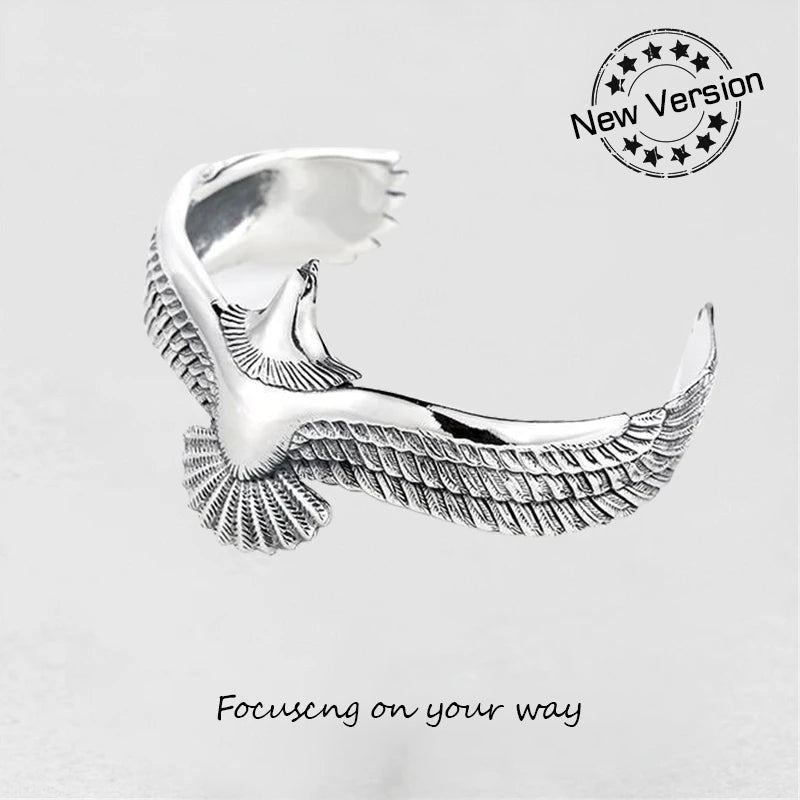 Christmas Gift Eagle Cuff Bracelet For Men Open Adjustable