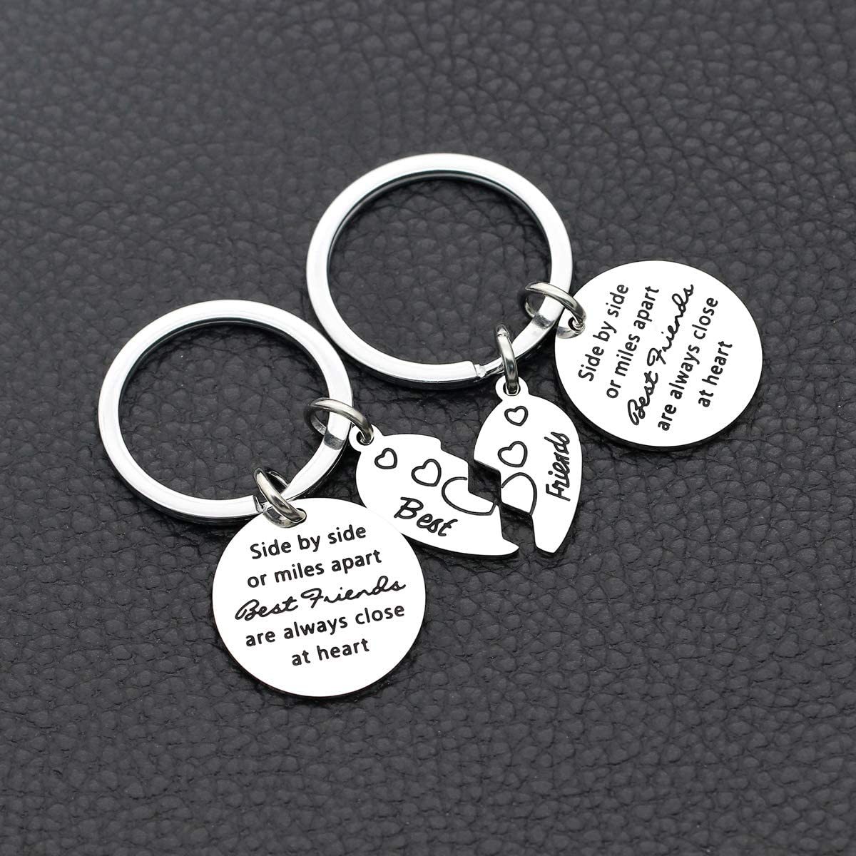 Best Friend Gifts 2 Pcs puzzle Keychains-Engravingift