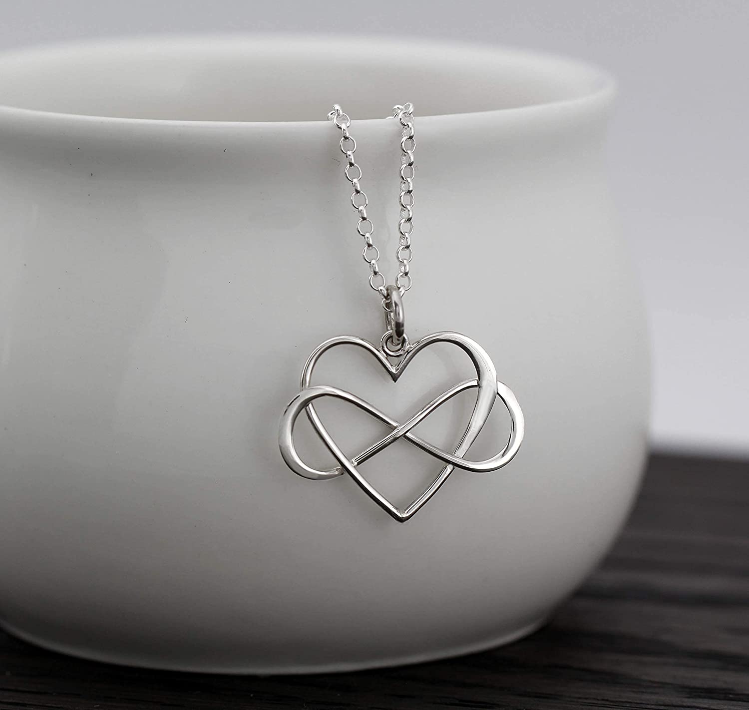 Mother's Day Gift Everyday you change the world Infinity Heart Necklace-Engravingift
