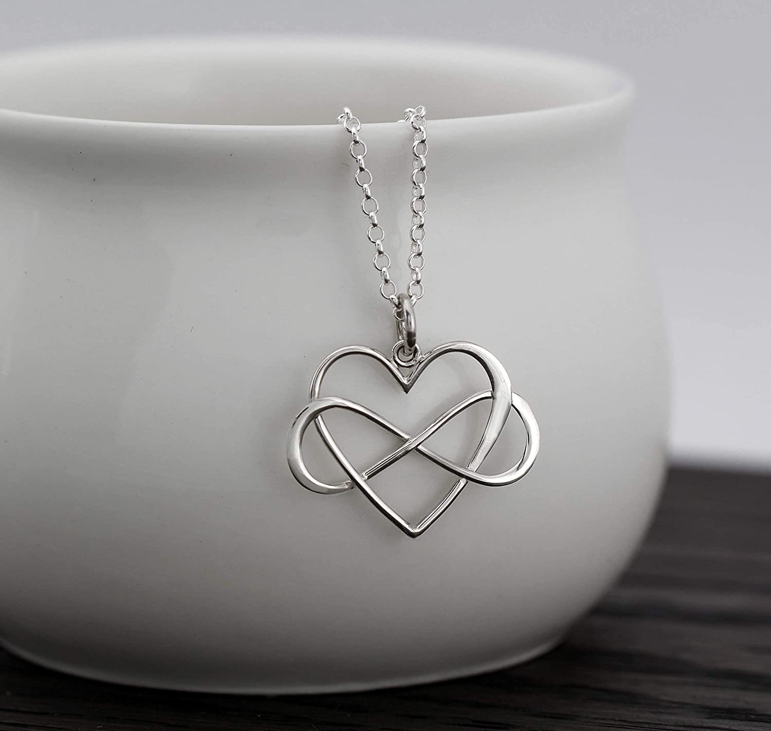 Mother's Day Gift Everyday you change the world Infinity Heart Necklace-Engravingift