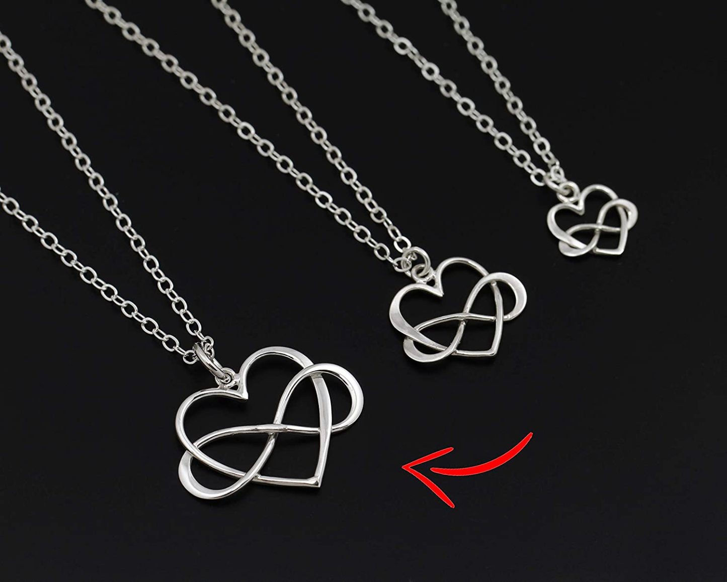 Mother's Day Gift Everyday you change the world Infinity Heart Necklace-Engravingift
