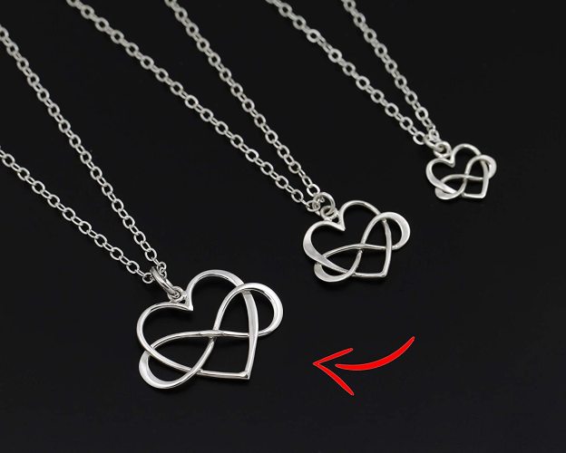 Mother's Day Gift Everyday you change the world Infinity Heart Necklace-Engravingift