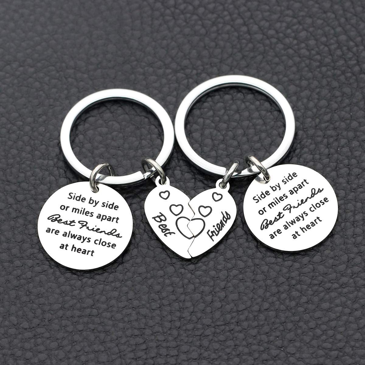 Best Friend Gifts 2 Pcs puzzle Keychains-Engravingift