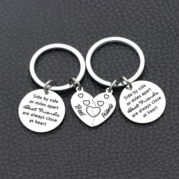 Best Friend Gifts 2 Pcs puzzle Keychains-Engravingift
