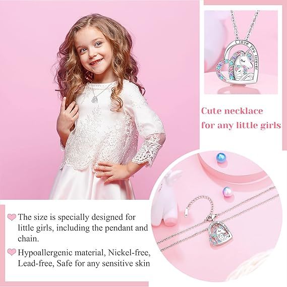 Mother's Day Gift To My Daughter Unicorn Necklace-Engravingift