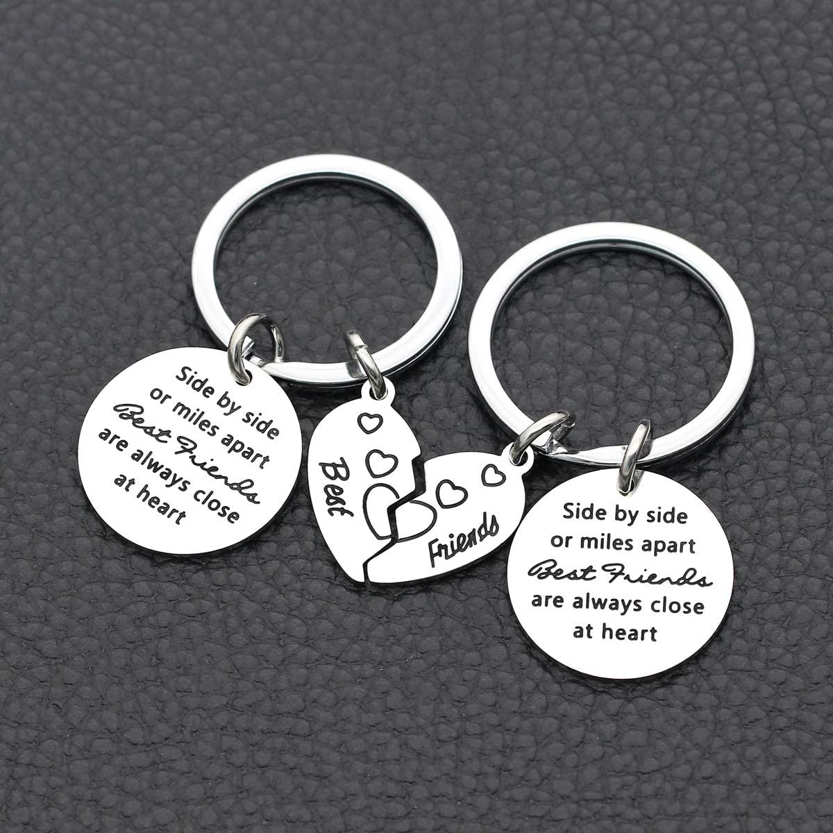 Best Friend Gifts 2 Pcs puzzle Keychains-Engravingift