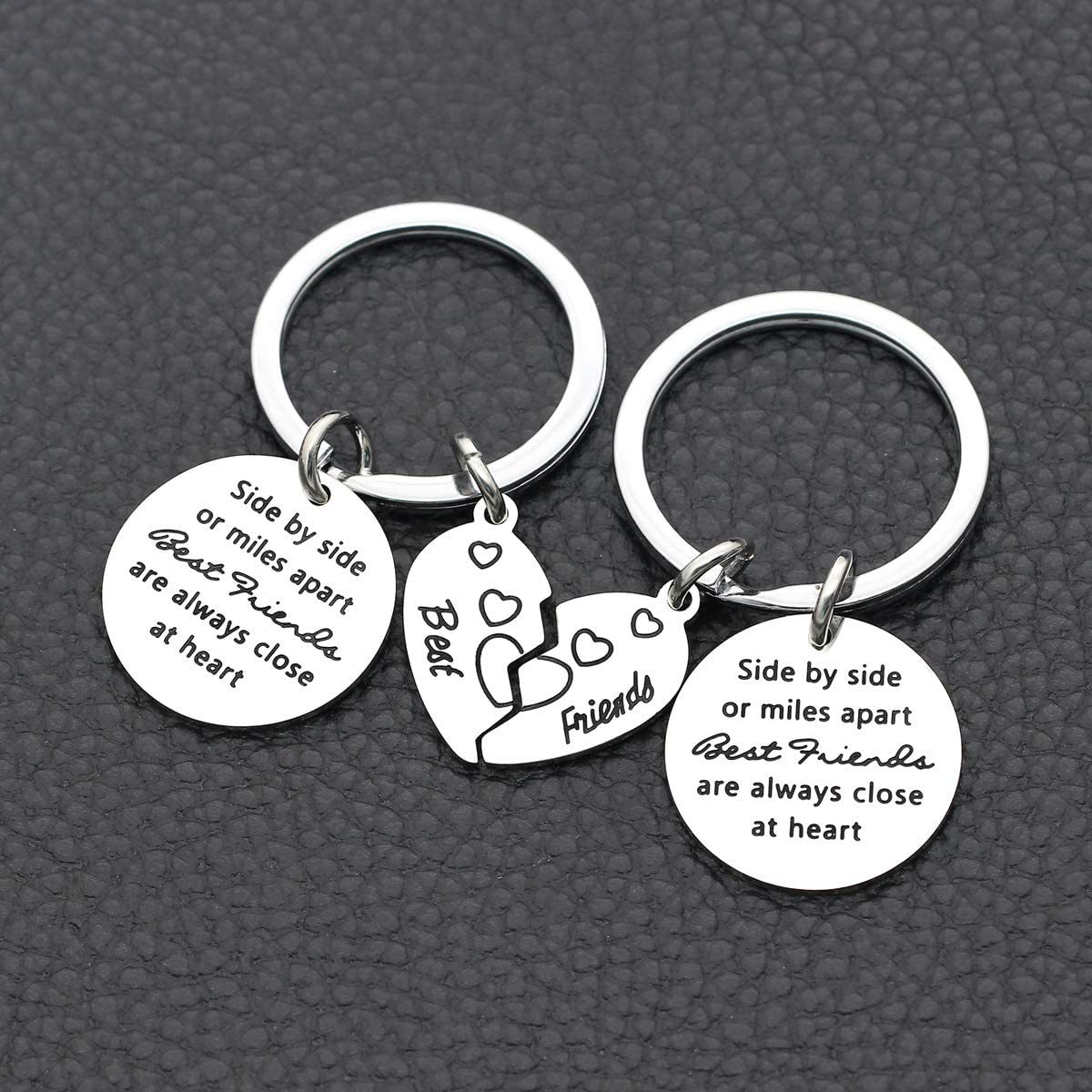 Best Friend Gifts 2 Pcs puzzle Keychains-Engravingift