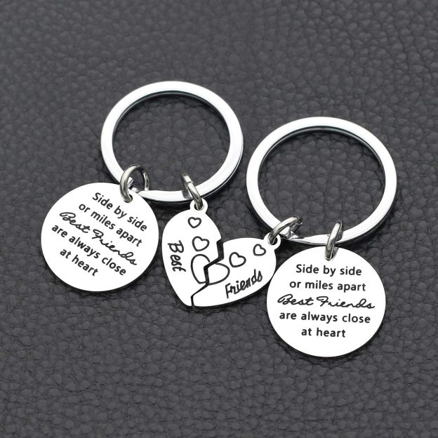 Best Friend Gifts 2 Pcs puzzle Keychains-Engravingift