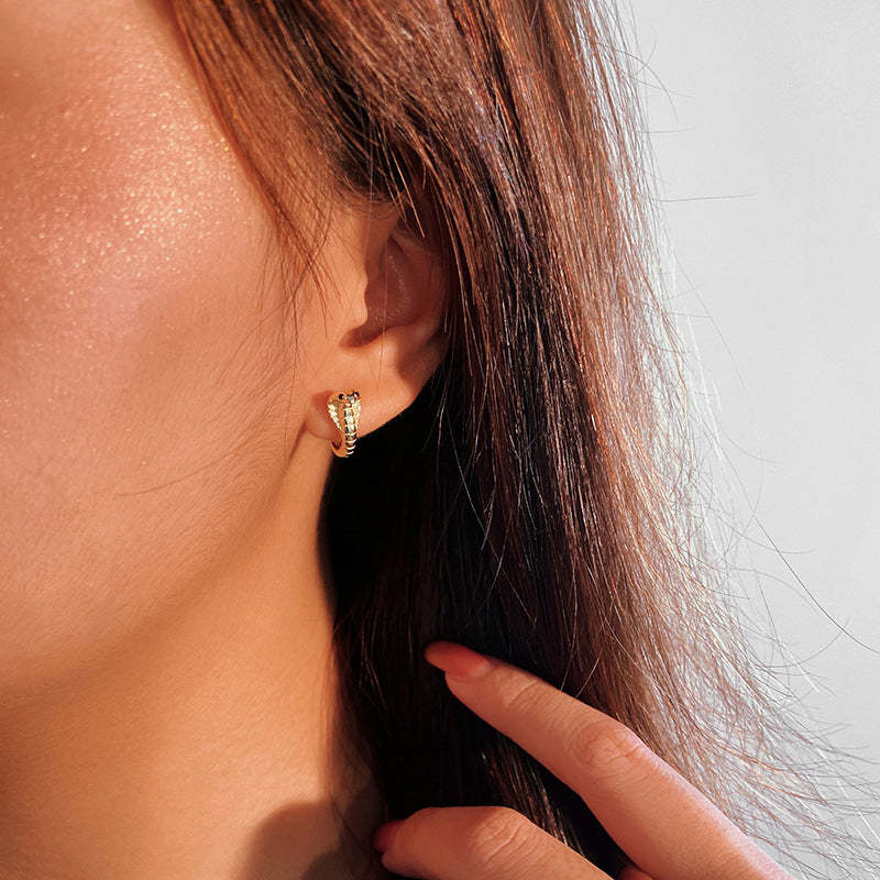 Mother's Day Gift Vintage Snake Ring and Earrings in Gold Gifts for Her-Engravingift