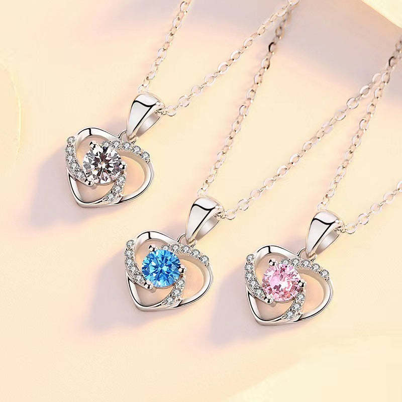 Mother's Day Gift To My Beautiful Wife-S925 Heart Love Necklace "You are the woman of my dreams" Gifts For Lover-Engravingift