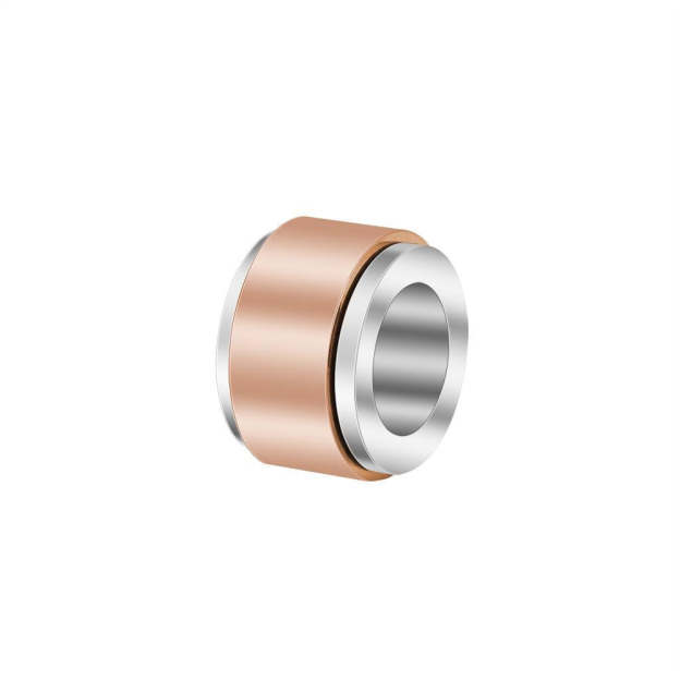 Christmas Gift Leather Bracelet With Rolling Custom Beads