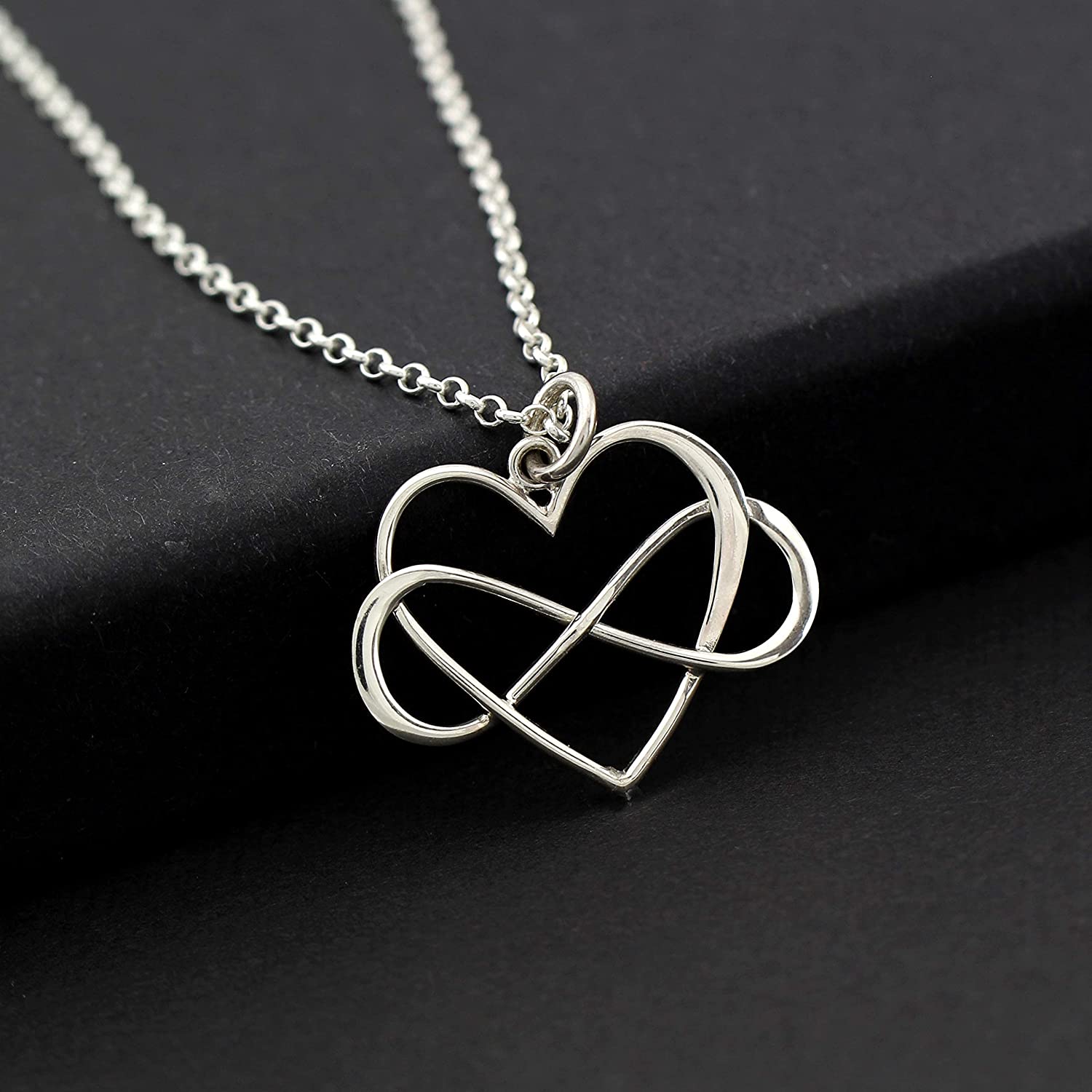 Mother's Day Gift Everyday you change the world Infinity Heart Necklace-Engravingift