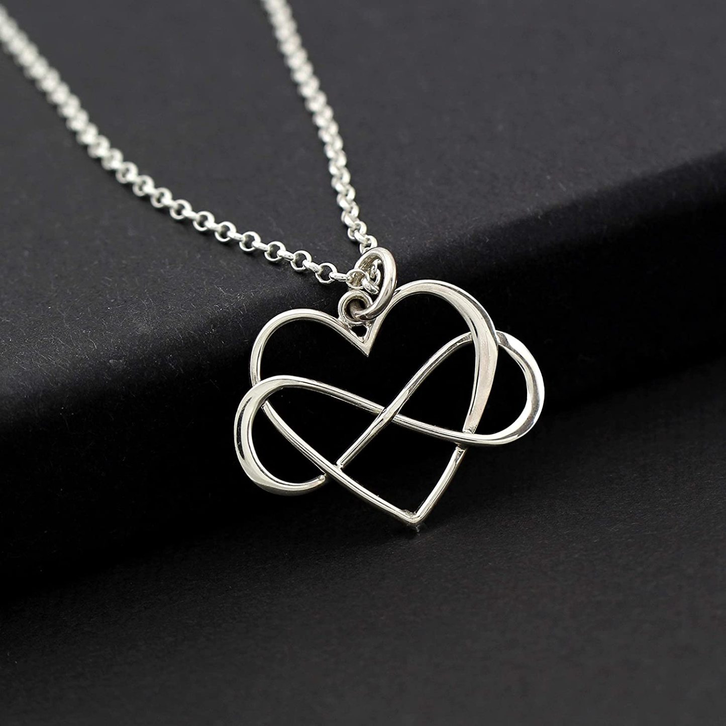 Mother's Day Gift Everyday you change the world Infinity Heart Necklace-Engravingift