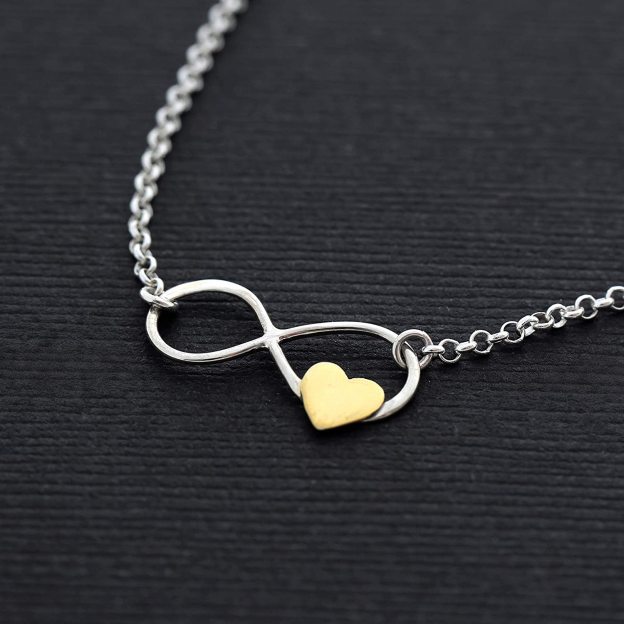 Mother's Day Gift Unbiological Mother & Child Gift for from Stepmom Infinity Heart Necklace-Engravingift