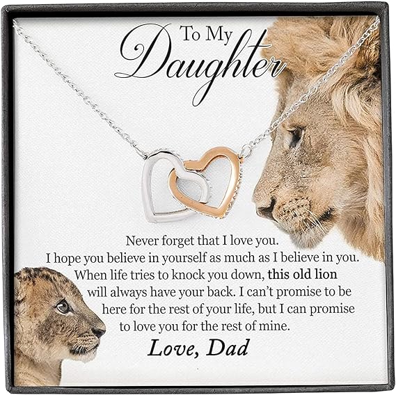 Christmas Gift To My Daughter Necklace - Daughter Gifts From Dad