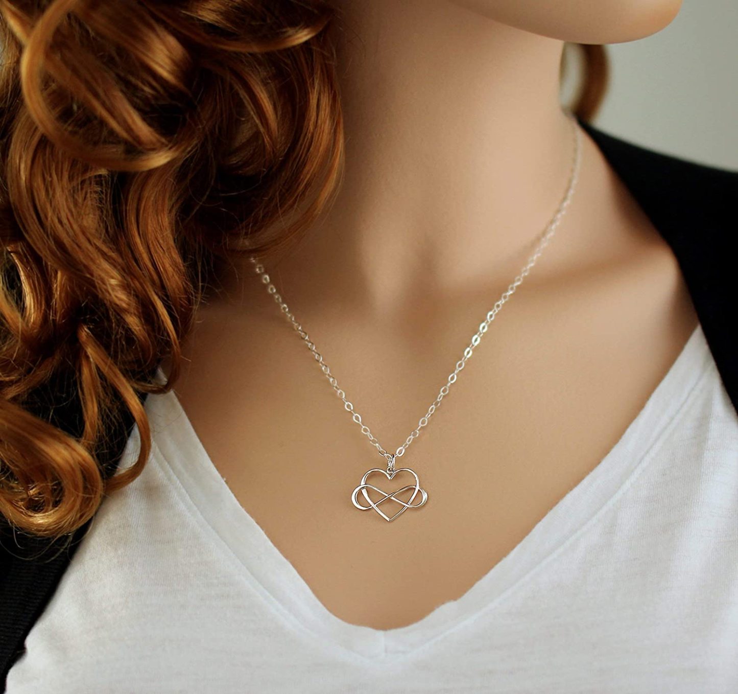 Mother's Day Gift Everyday you change the world Infinity Heart Necklace-Engravingift