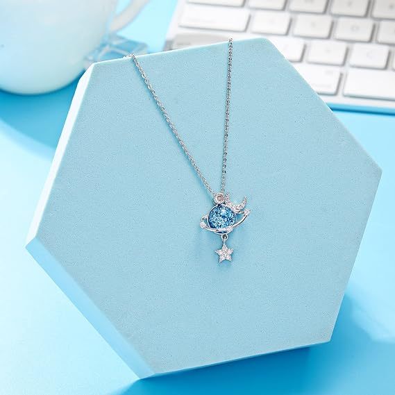 To My Beautiful Granddaughter Stars & Moon Necklace