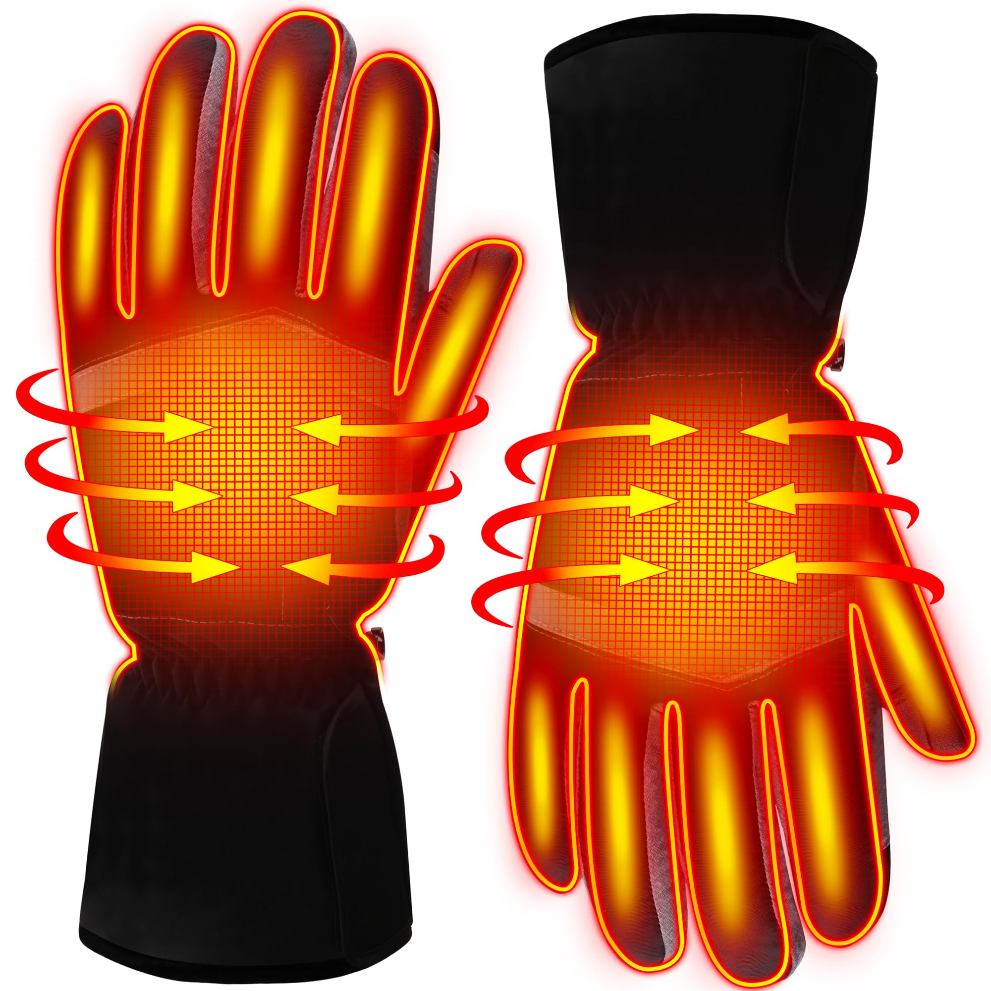 Heated Gloves Rechargeable Winter Warm Electric Gloves