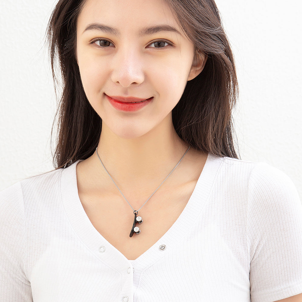 Mother's Day Gift Mini Skate Necklace-Engravingift