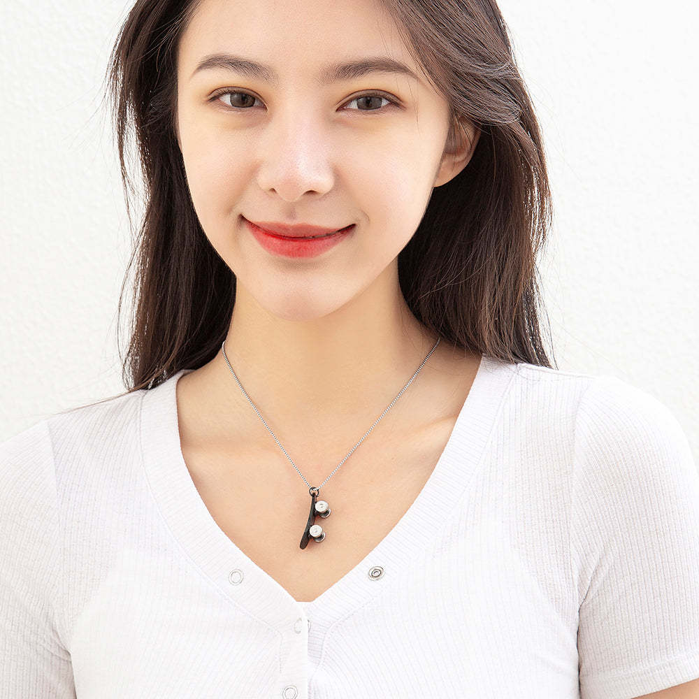 Mother's Day Gift Mini Skate Necklace-Engravingift