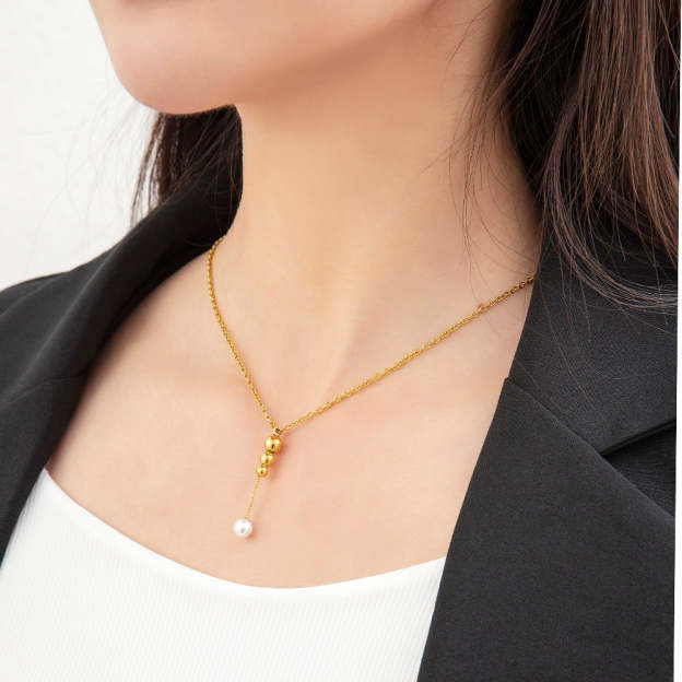 Mother's Day Gift Gold Gourd Pendant Necklace-Engravingift
