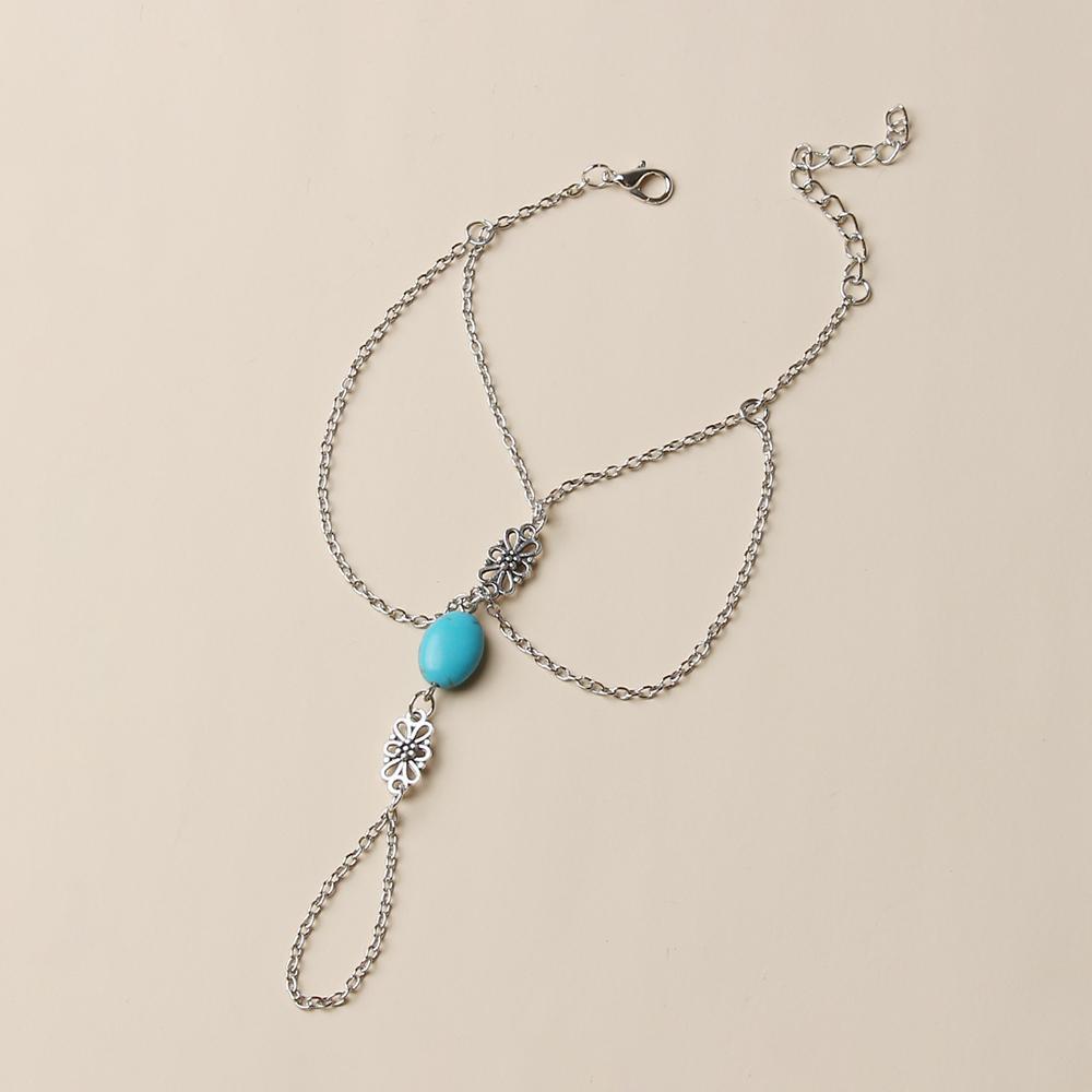 Mother's Day Gift Cuban Chain Anklet Connecting Toes Fashion Jewelry for Women-Engravingift