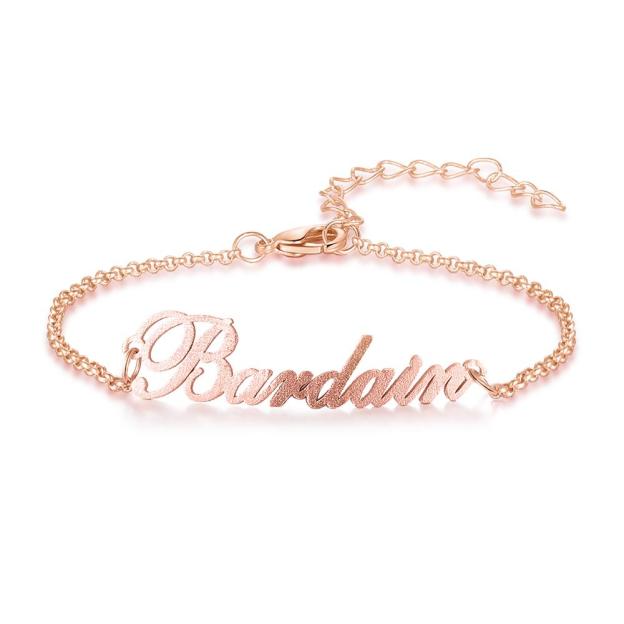 Mother's Day Gift Personalized Name Anklet Custom Classic Anklet for Her-Engravingift