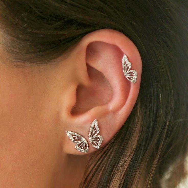 Mother's Day Gift Butterfly Wings Studs-Engravingift