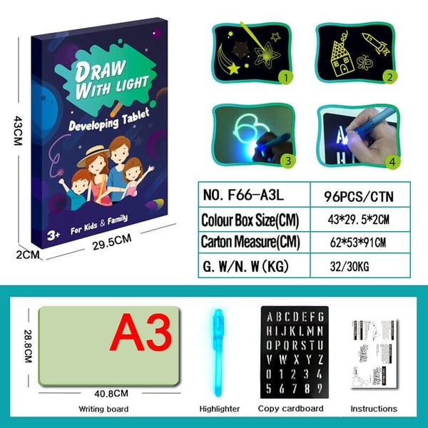 CHRISTMAS SALE-60% OFF Magic LED Light Drawing Pad