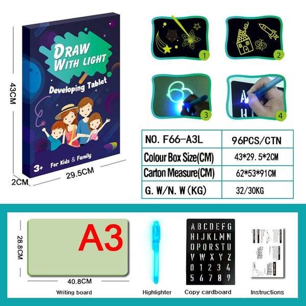 CHRISTMAS SALE-60% OFF Magic LED Light Drawing Pad