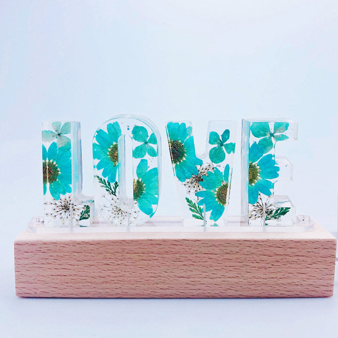Mother's Day Gift Custom Resin Letter Lamp - HANDMADE-Engravingift