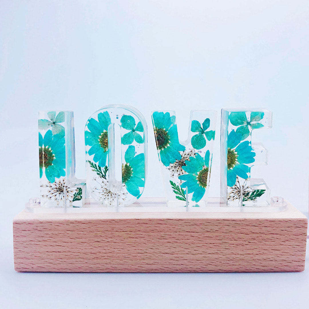 Mother's Day Gift Custom Resin Letter Lamp - HANDMADE-Engravingift