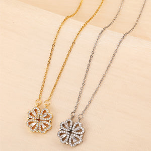 Mother's Day Gift Four Leaf  Necklace-Engravingift